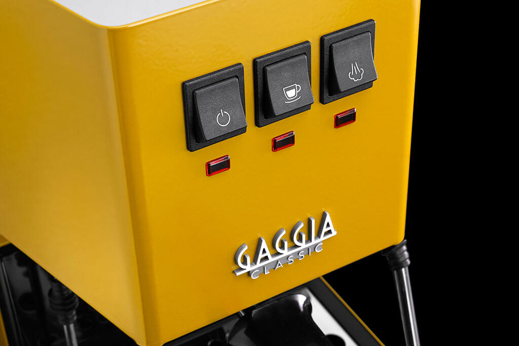Gaggia Classic Evo (2024) Sunshine Yellow Espresso Machine