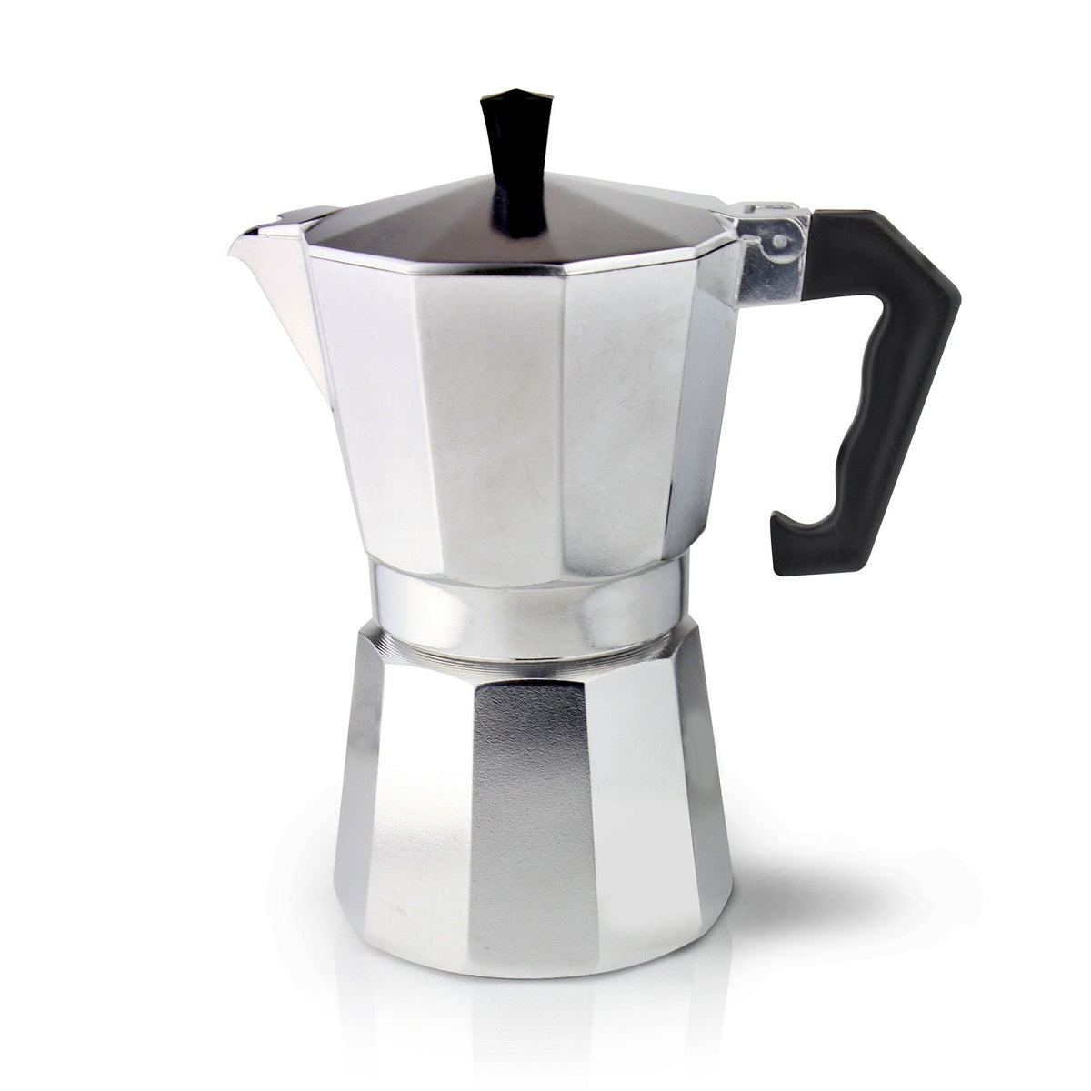 Grunwerg ECM-09 Italian Style Aluminium Espresso Coffee Maker, 9 Cup 360ml