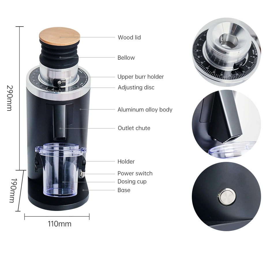 DF54 Single Dose Coffee Grinder