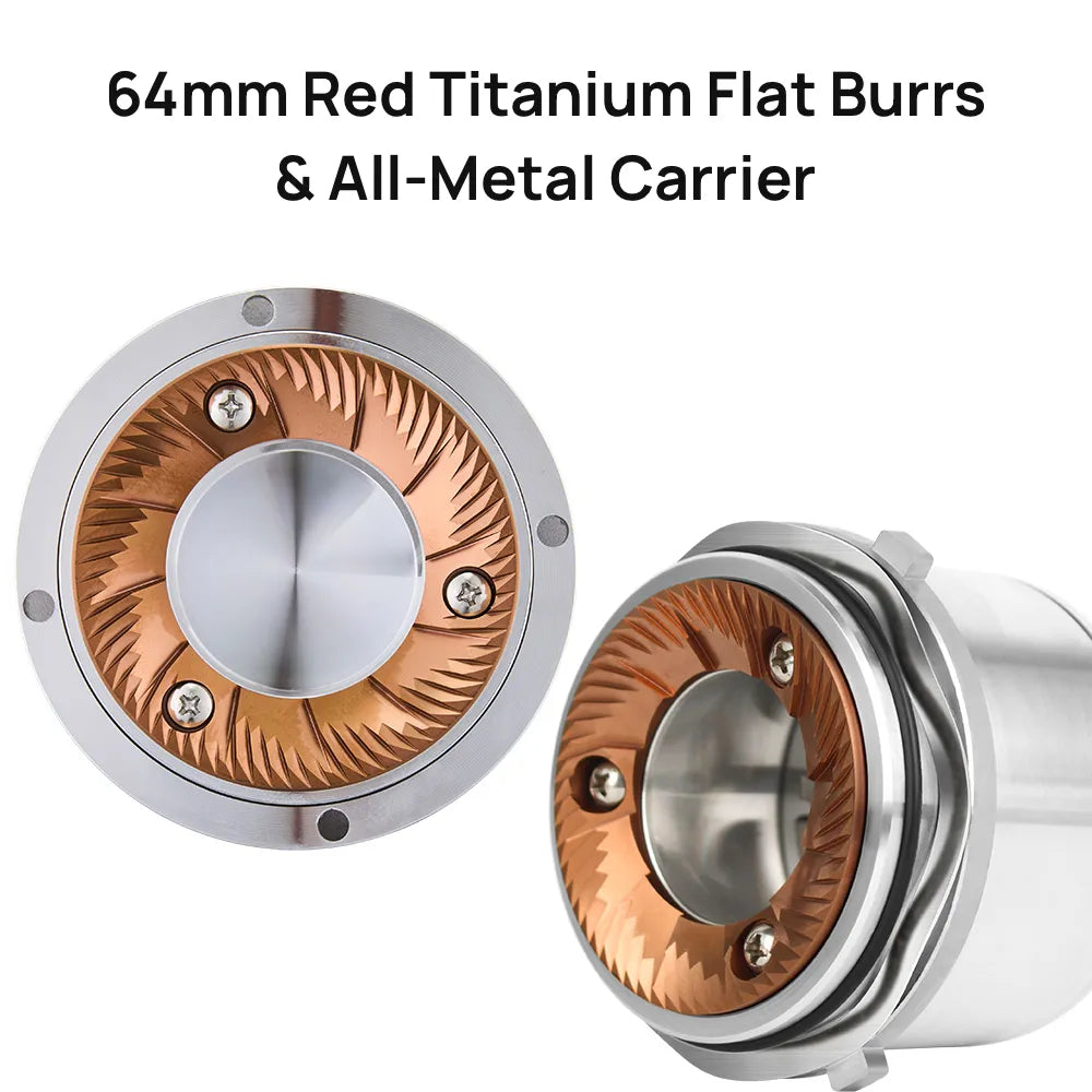 DF64 Gen 2 Single Dose Coffee Grinder with Red Titanium Burr