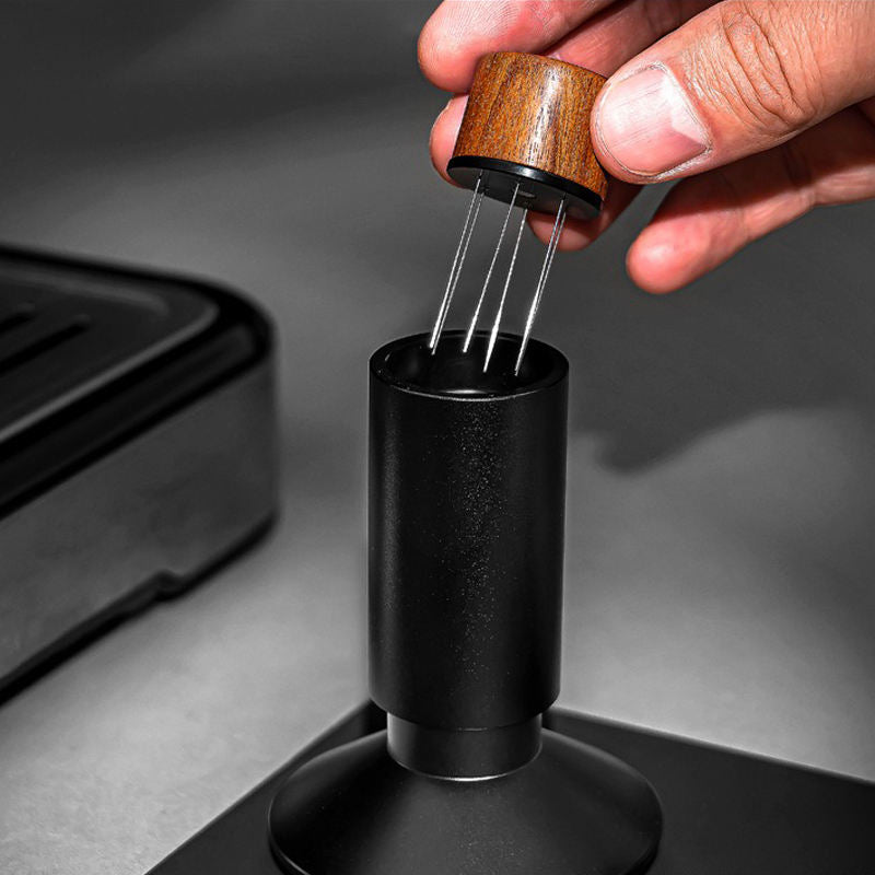 2 in 1 Constant Pressure Coffee Tamper with WDT Needle Tool