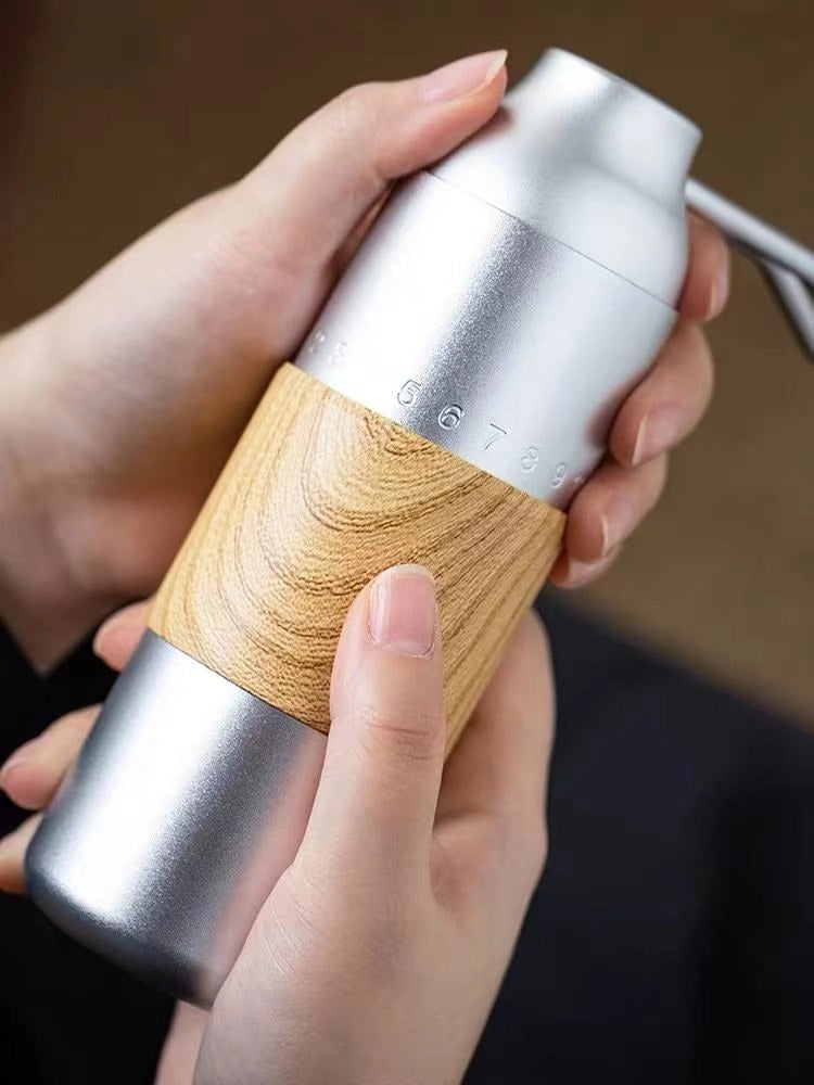 Diguo Hand Coffee Grinder | Portable & Adjustable Stainless Steel Burr