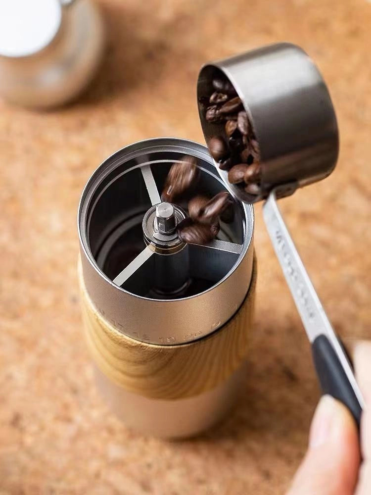 Diguo Hand Coffee Grinder | Portable & Adjustable Stainless Steel Burr