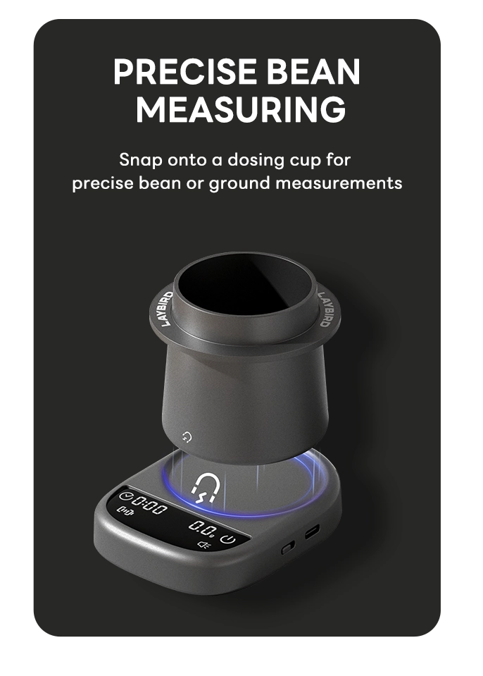 MagAttach Coffee Scale with Versatile Features