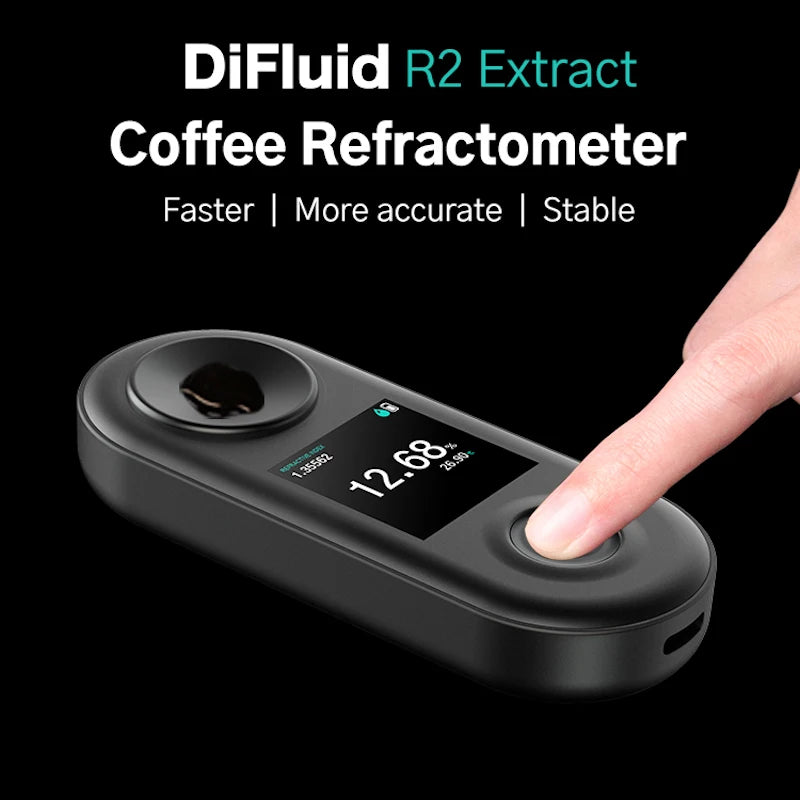 Difluid Coffee TDS Refractometer - R2 Extract – Kafava Coffee Difluid Coffee TDS Refractometer - R2 Extract – Kafava Coffee