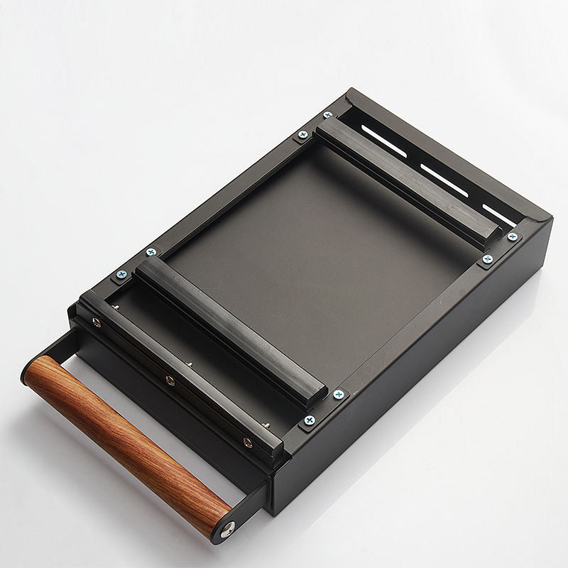 Drawer Espresso Grounds Residue Knock Box | Wood Handle