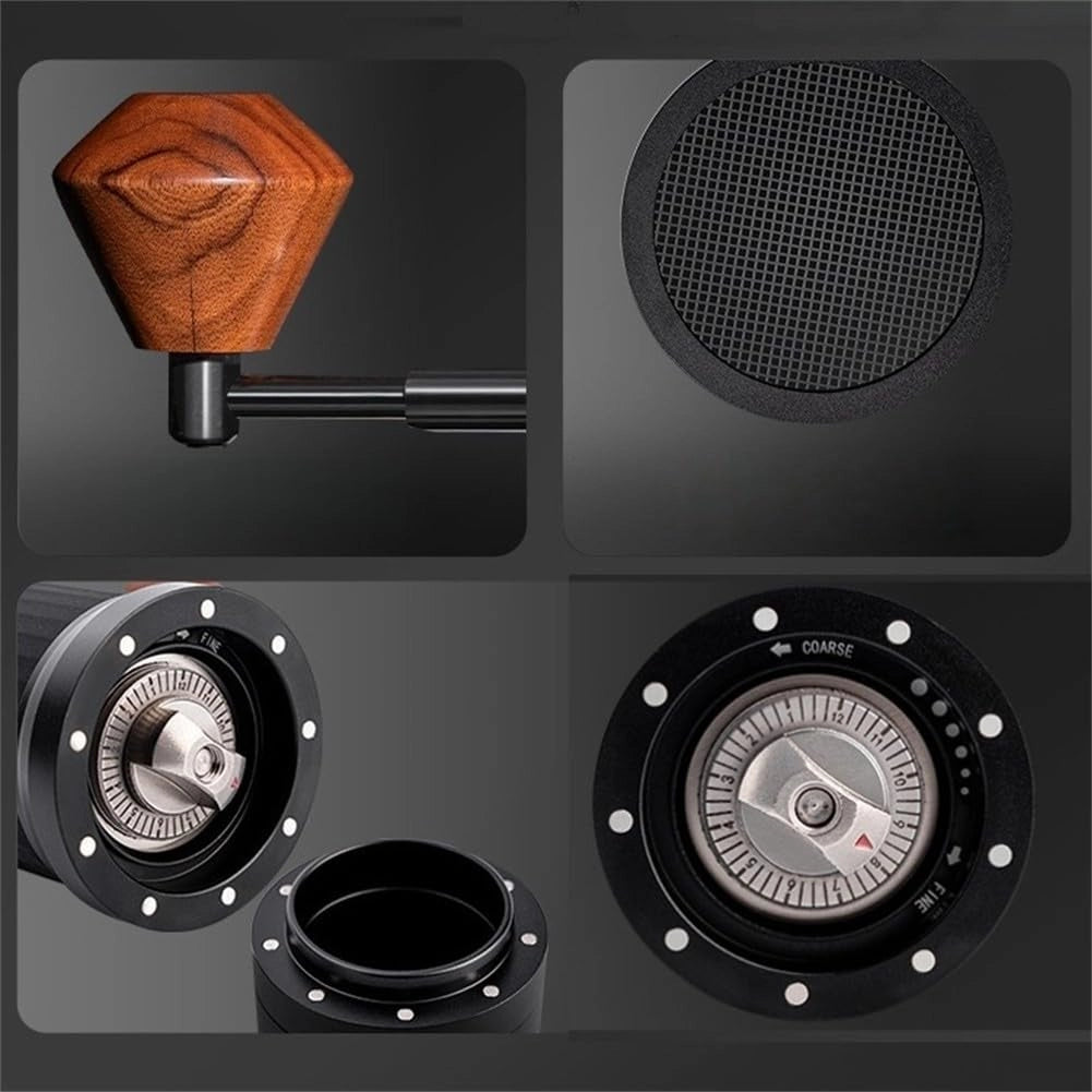 Portable Manual Coffee Grinder With Foldable Handle