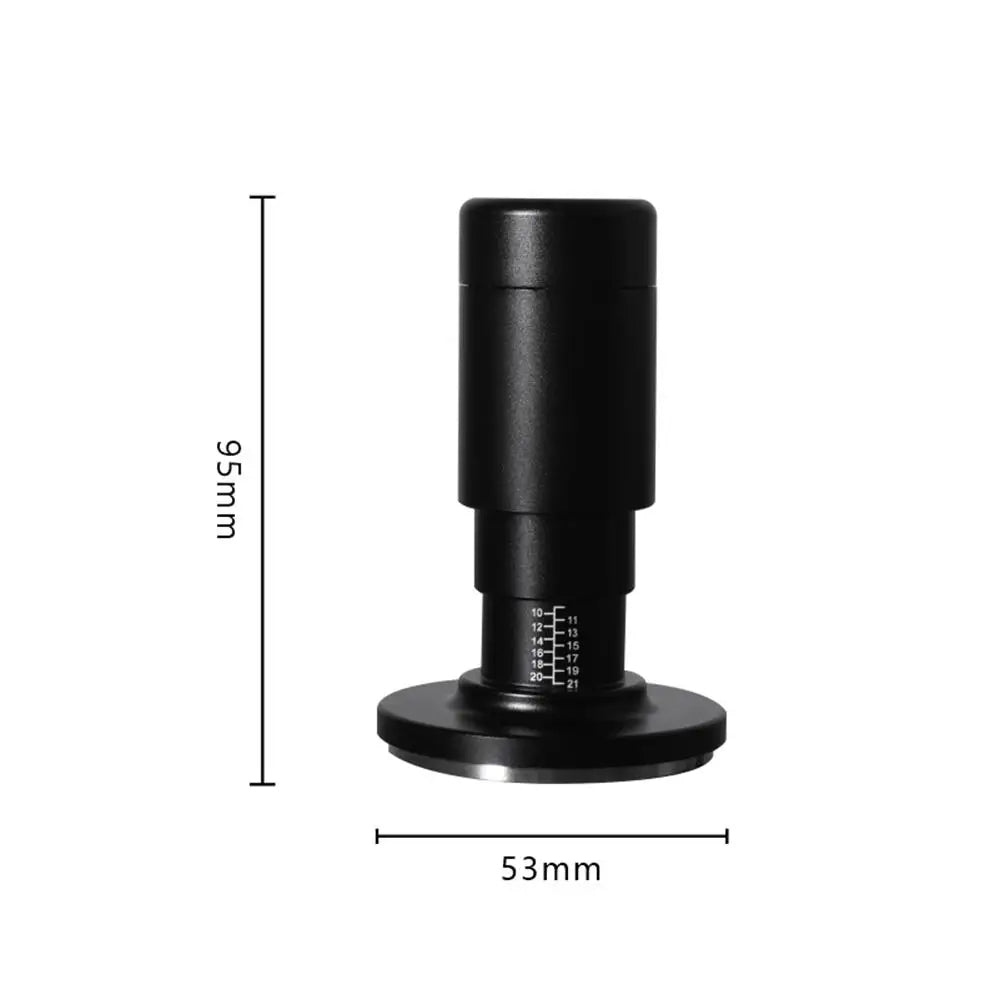 Black KingKong 2 in 1 Constant Pressure Coffee Tamper with WDT Needle Tool