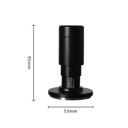 Black KingKong 2 in 1 Constant Pressure Coffee Tamper with WDT Needle Tool