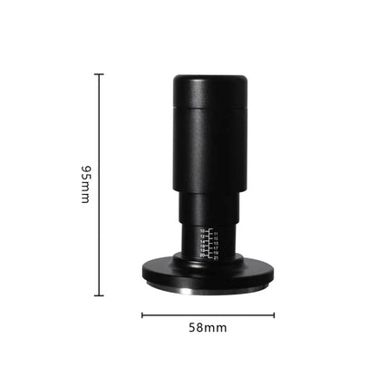 Black KingKong 2 in 1 Constant Pressure Coffee Tamper with WDT Needle Tool