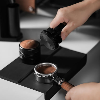 MHW-3BOMBER 58mm Coffee Tamper 2.0 Titanium, Tamper with Sound Feedback 15lb/30lb, Espresso Tamper Constant Pressure with 3 Spring Loaded,