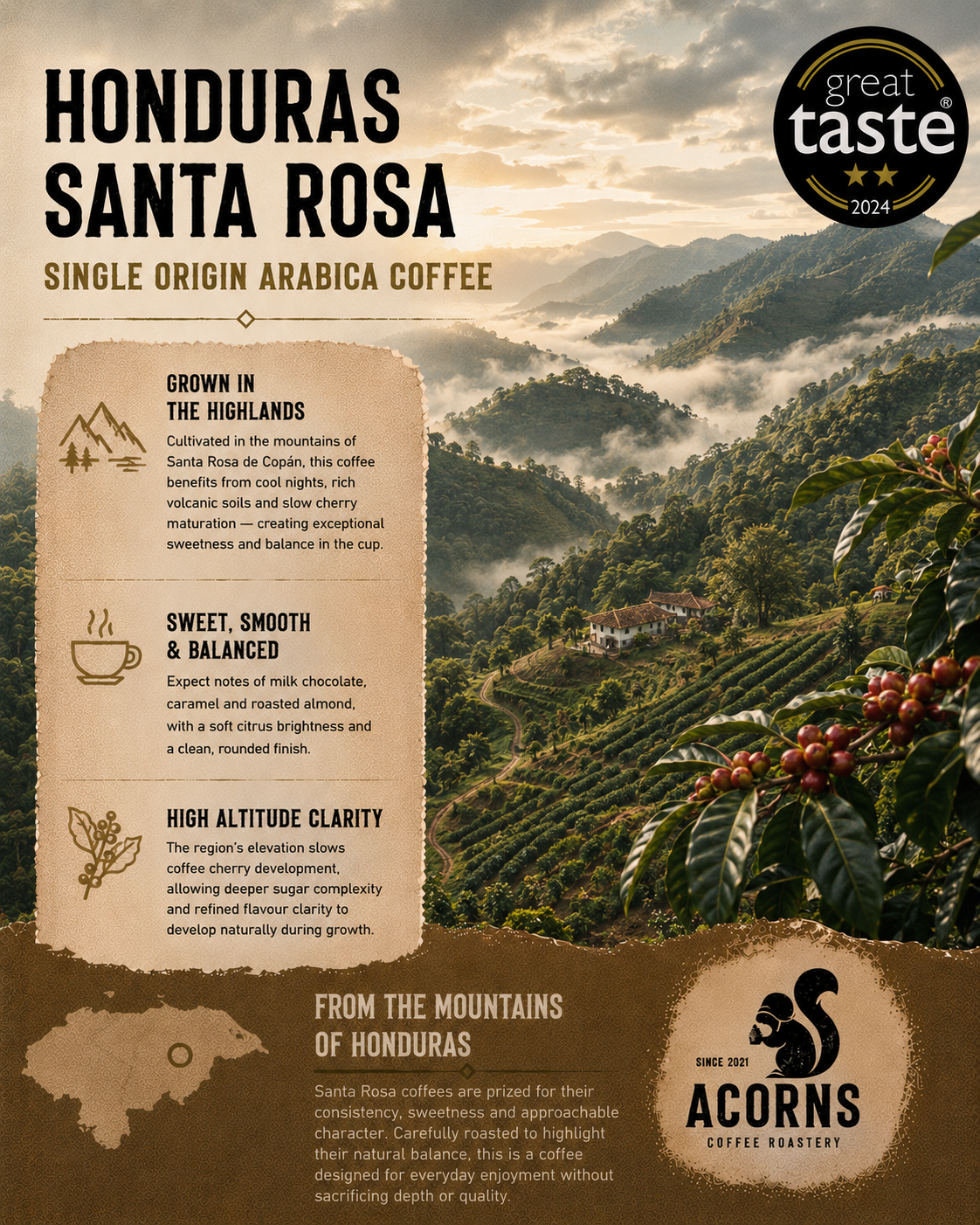 Honduras Santa Rosa Medium Roast