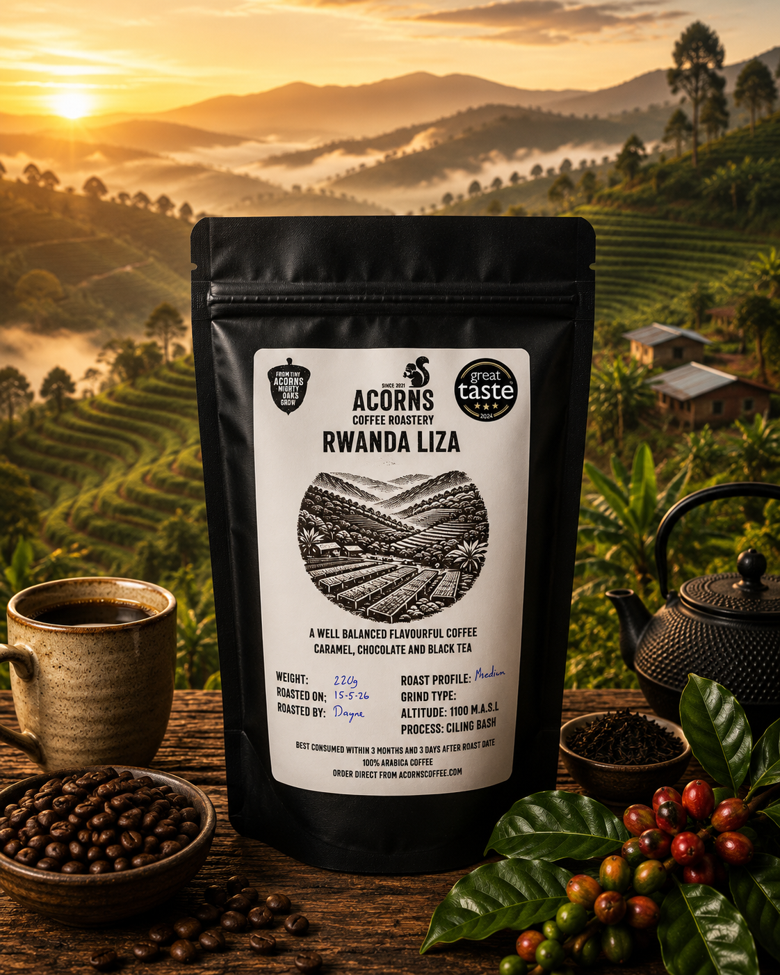 Rwanda Liza Medium Roast