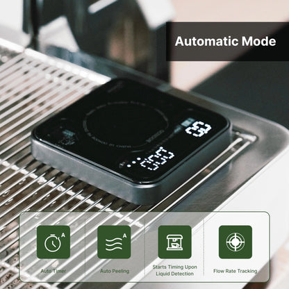 Themis Mini Coffee Scale With Digital Timer And Flow