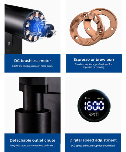 DF83V Variable Speed Single Dose Coffee Grinder