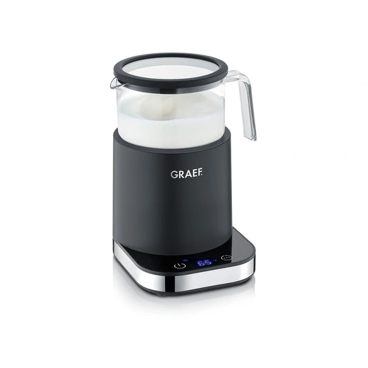 Graef Glass Induction Milk Frother - Black
