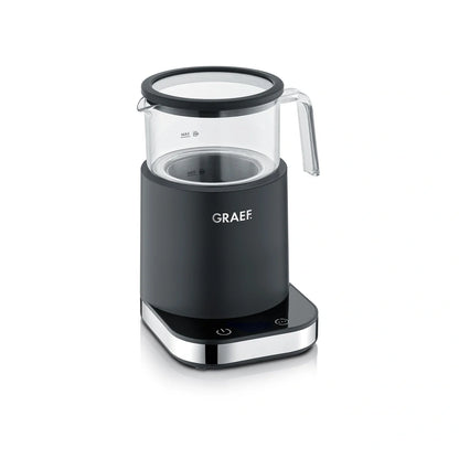 Graef Glass Induction Milk Frother - Black