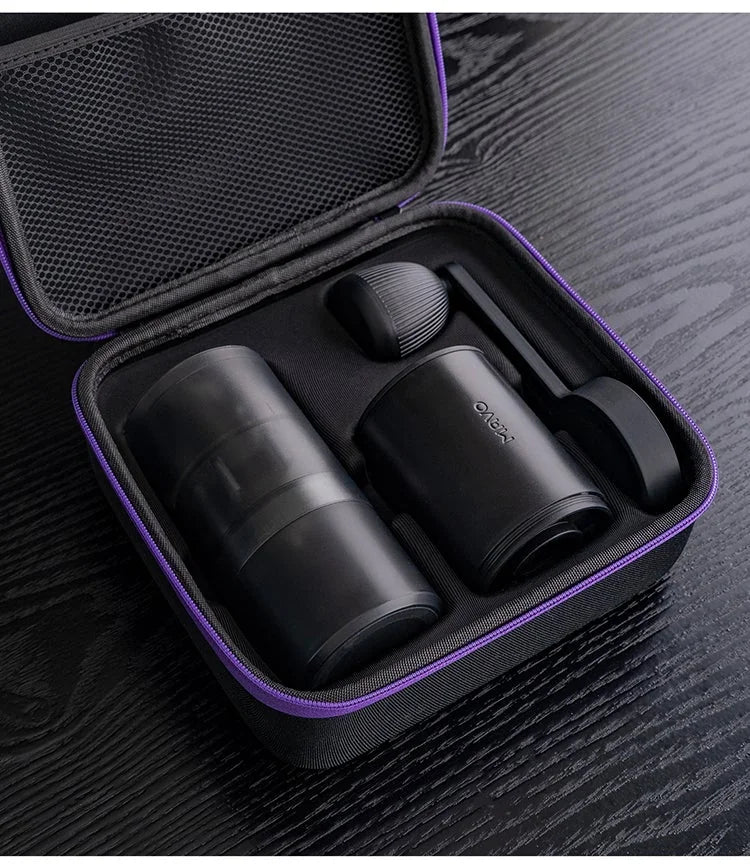 MAVO Aurora kit packed in its open hard carrying case
