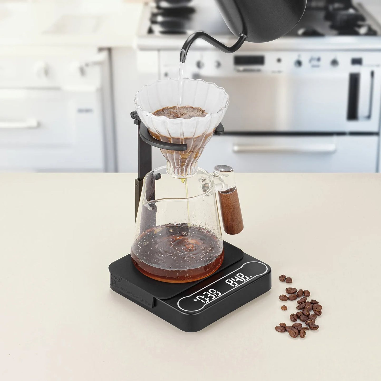 Scorpion Multi-modes Smart Coffee Scale with Foldable and adjustable Stand