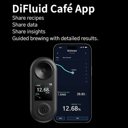 Difluid Coffee TDS Refractometer - R2 Extract