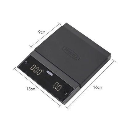 Felicita Incline Drip Coffee Scale With Timer Bluetooth | Smart Espresso Electronic Coffee Scale Waterproof Kitchen Scale