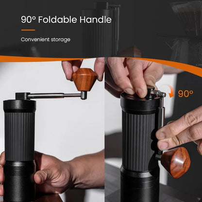 Portable Manual Coffee Grinder With Foldable Handle