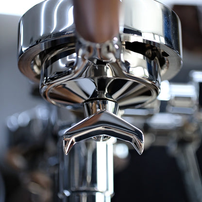 The Espresso Portafilter With Walnut Handle And Changeable Bottom