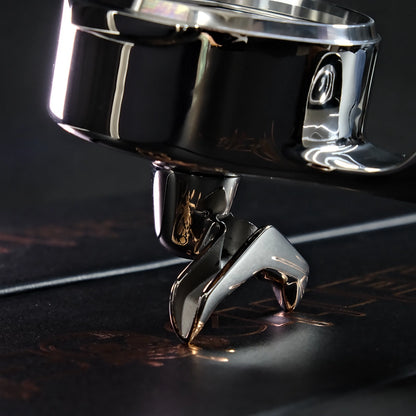 The Espresso Portafilter With Walnut Handle And Changeable Bottom