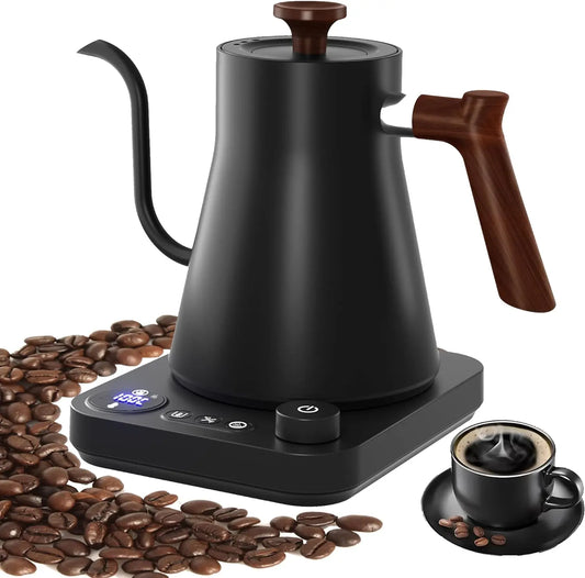 Electric Gooseneck Kettle | Hand Brew Coffee Pot | Smart Temperature Control Pot
