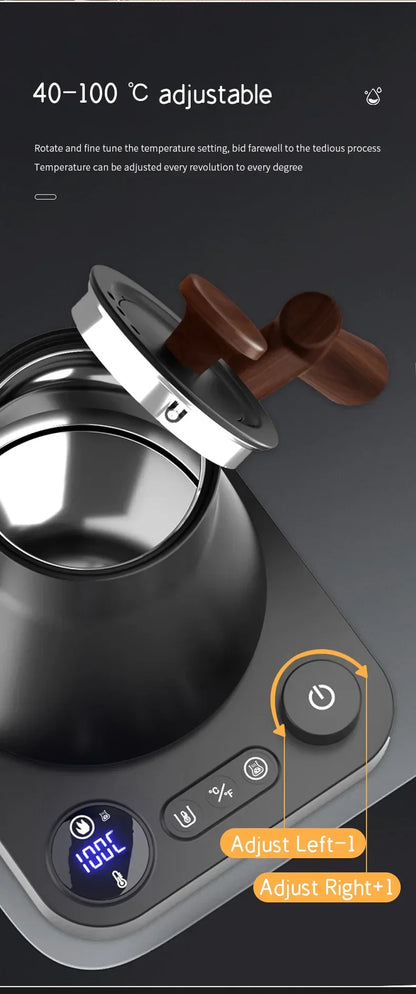 Electric Gooseneck Kettle | Hand Brew Coffee Pot | Smart Temperature Control Pot
