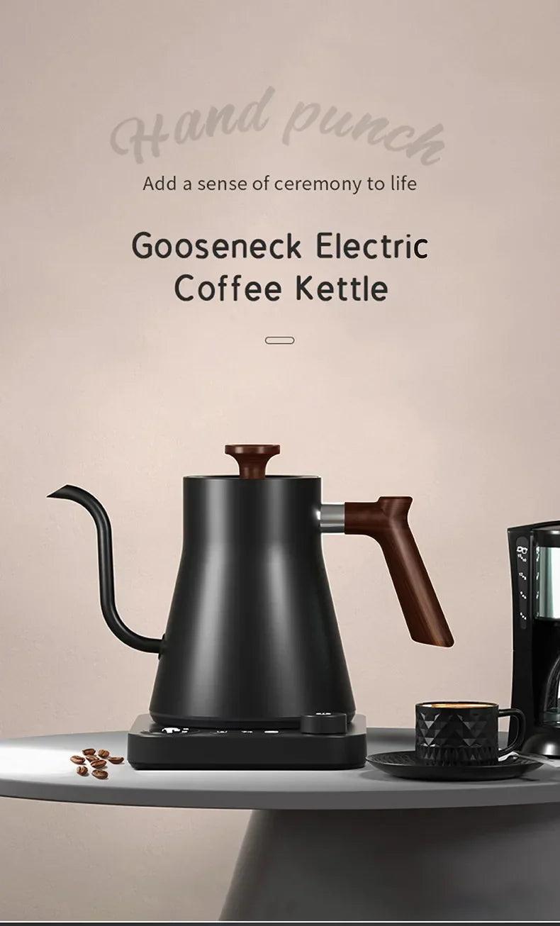 Electric Gooseneck Kettle | Hand Brew Coffee Pot | Smart Temperature Control Pot