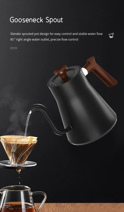 Electric Gooseneck Kettle | Hand Brew Coffee Pot | Smart Temperature Control Pot