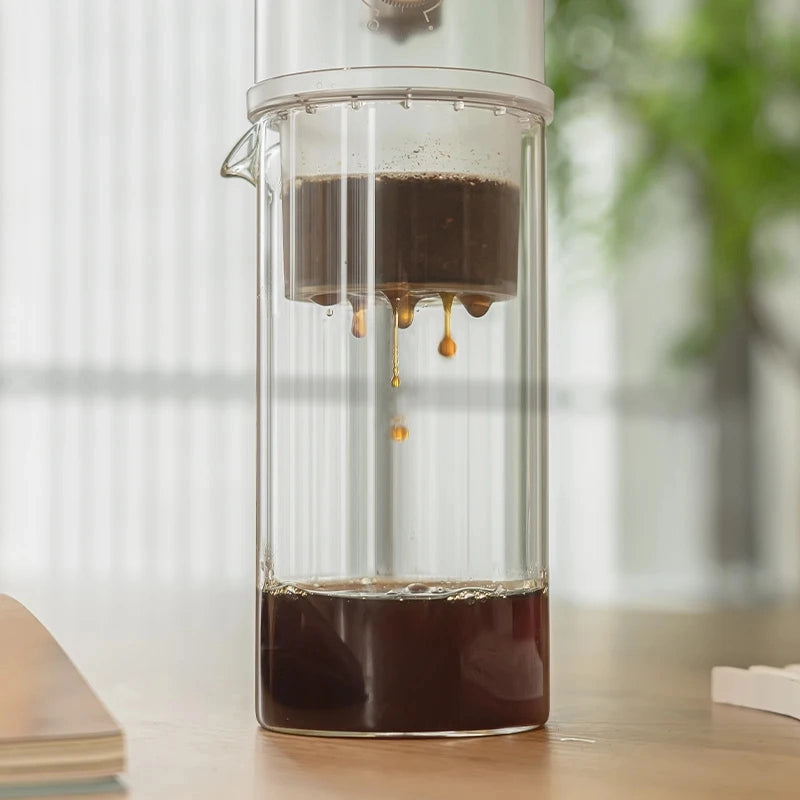 Timemore IcyPipe Ice Drip Coffee Maker — Slow Drip Cold Brew, 450ml