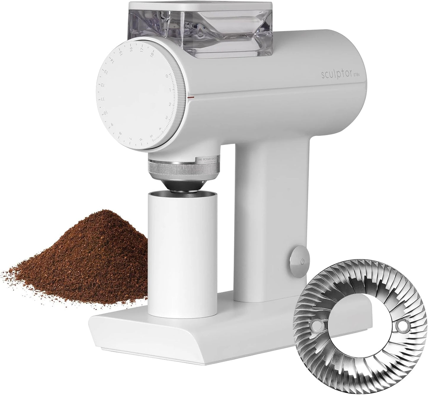 TIMEMORE Sculptor 078S Electric Coffee Bean Grinder | Flat Burr with Stepless Coarseness Adjustment
